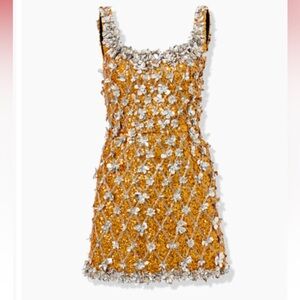 Carolina Herrera - Sequin & Paillette Mini Dress - Size 0